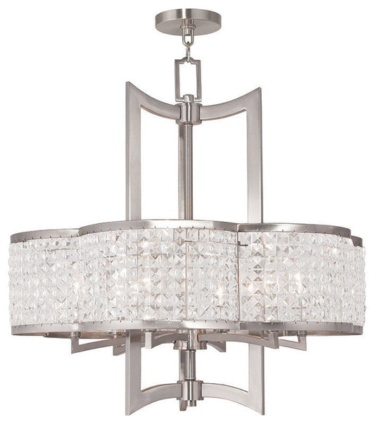 Grammercy Chandelier, Brushed NickelBy Livex Lighting Inc.