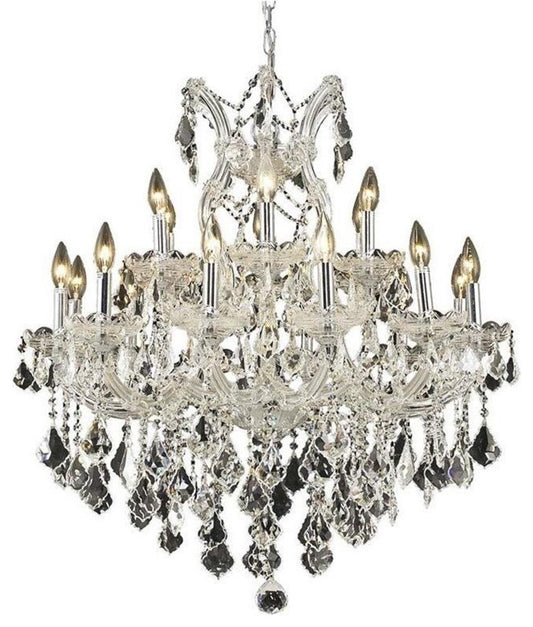 Elegant Lighting Maria Theresa 30" 19 Light Royal Crystal ChandelierBy Elegant Furniture & Lighting