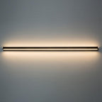 Long Strip Dimmable LED RGB Black Minimalist Outdoor Light Post Lights