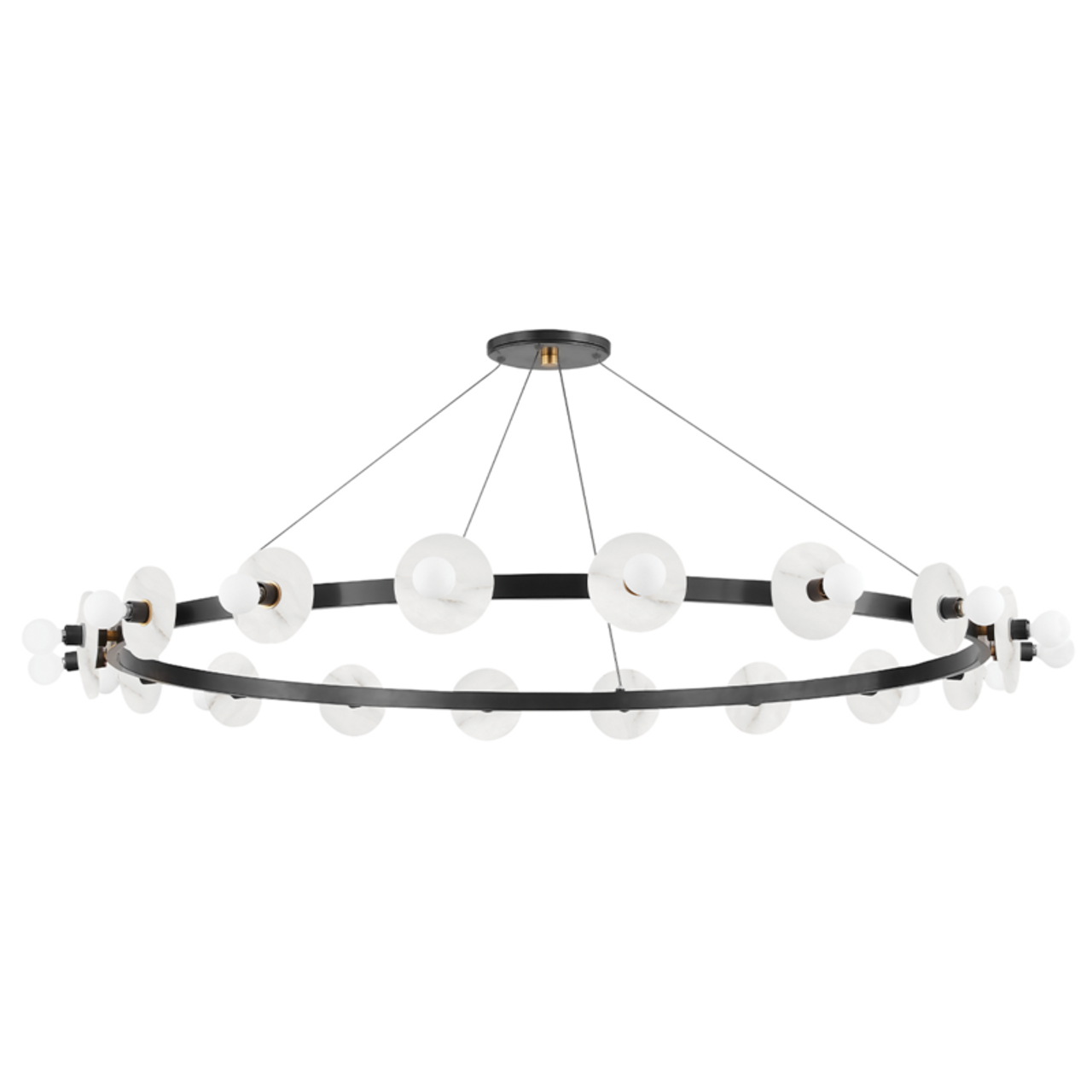 Aerial Chandelier, LED, Matte Black, 60.25"W (700ARL60B-LED930 70P9D5Q)
