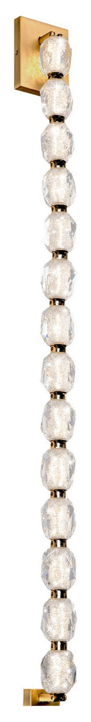Seduction 1-Light LED Wall Sconce in Aged BrassBy Schonbek