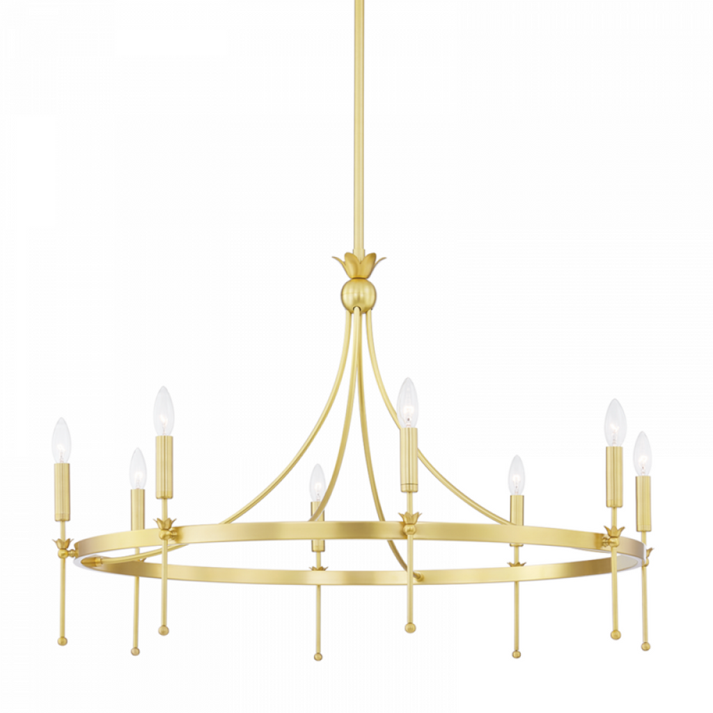 Marshallia Small Gold Chandelier