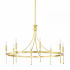 Marshallia Small Gold Chandelier