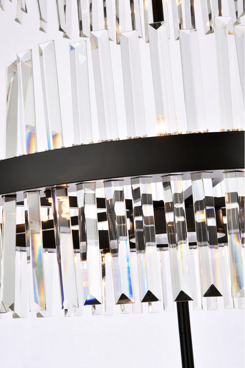 Elegant Lighting 36" 3 Tiers Crystal Round Chandelier LightBy Elegant Furniture & Lighting