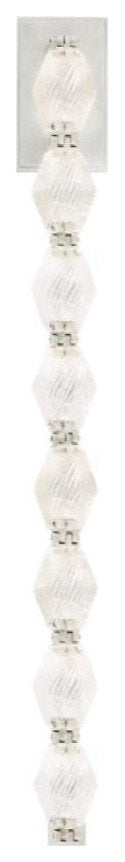 Collier Wall Sconce, LED, Polished Nickel, 27.6"H (700WSCLR28N-LED927 70PKDAA)By Visual Comfort