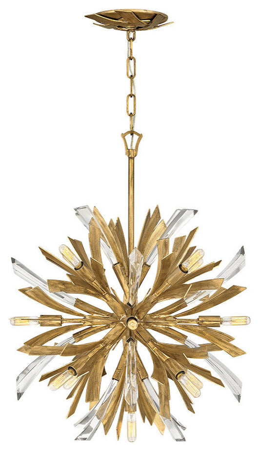 Vida Medium Orb Pendant, Burnished GoldBy Hinkley
