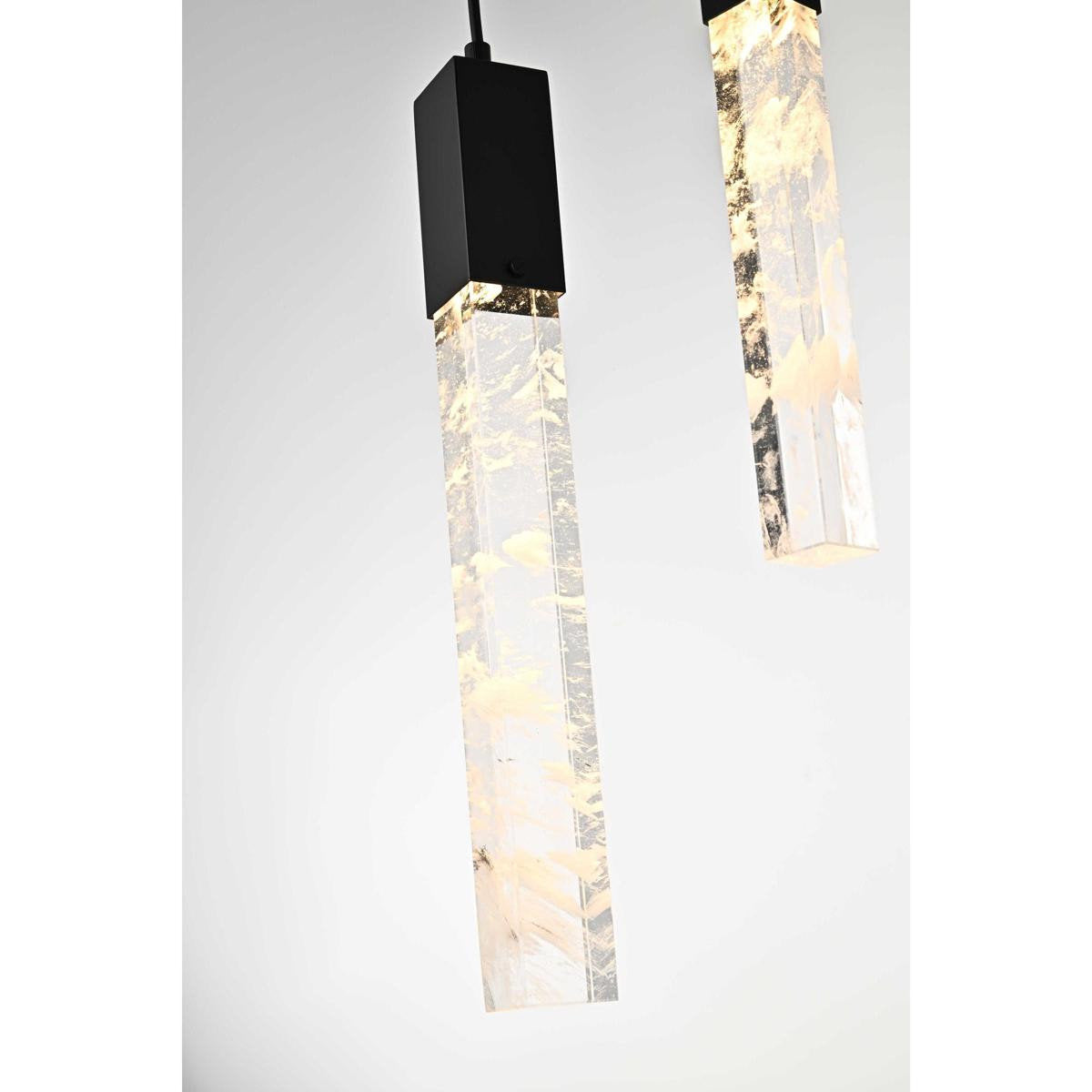 Aurora 13 Light Chandelier, BlackBy Elegant Furniture & Lighting