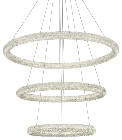 Bowen 3 Light Chandelier, ChromeBy Elegant Furniture & Lighting