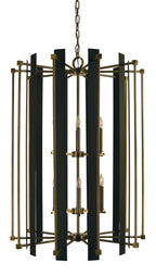 Etoile Foyer Chandelier, 8-Light, Pewter, 36"W (4708 SP/PN 9Q773)