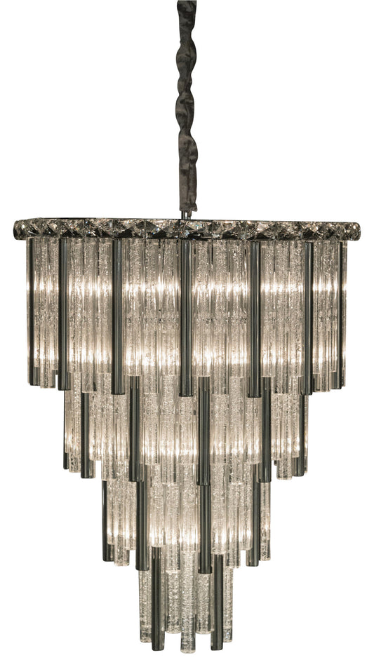 Chimes 18-Light Crystal Chandelier - SilverBy Michael Amini
