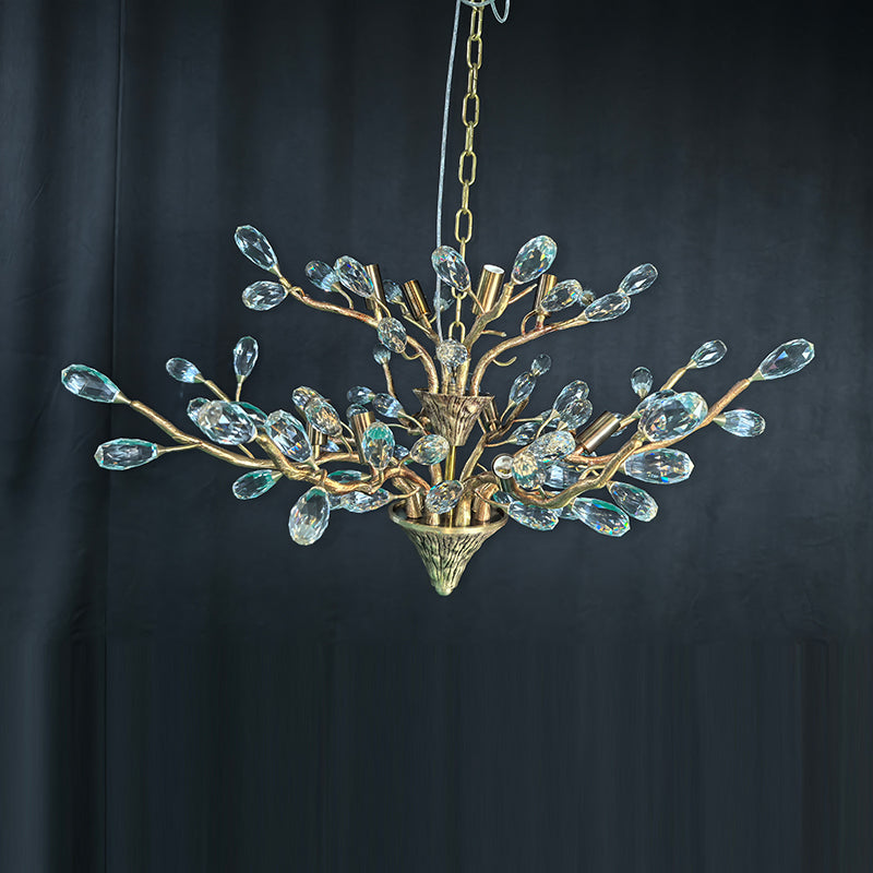 Budding Crystal Chandelier
