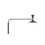 Marseille Swing Arm Wall Lamp Adjustable Long Metal Arm Trumpet Sconce