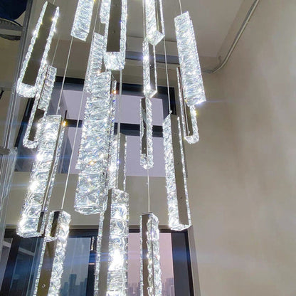 Santa Margherita Ligure | Creative Gold LED Crystal Chandelier, 28 Lights, Warm LightBy Miron Demid LLC