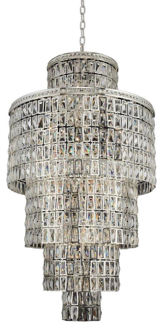Elegant Art Deco Crystal Chandelier By KasturiBy KALCO LIGHTING