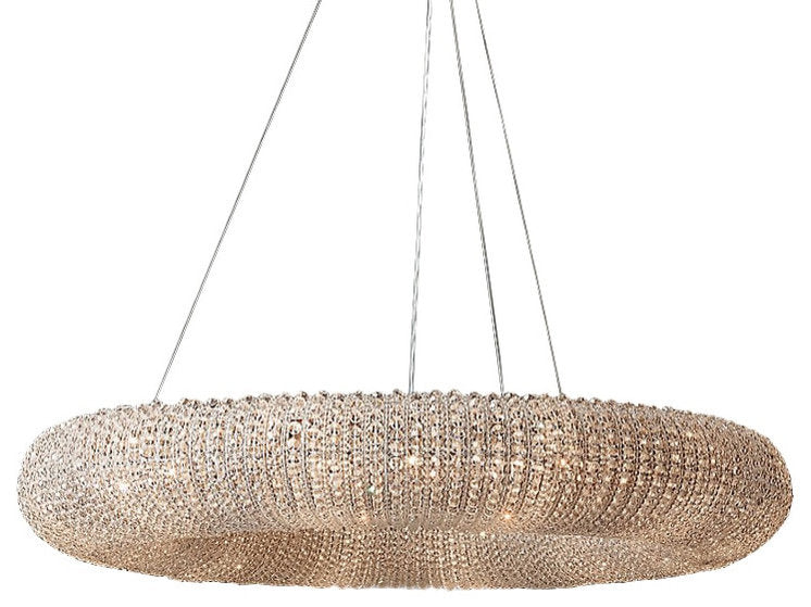 40" Bergamo Crystal Ring ChandelierBy MORSALE