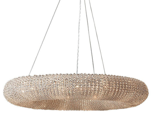 40" Bergamo Crystal Ring ChandelierBy MORSALE