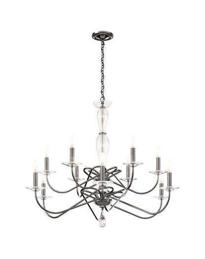 Schonbek Vx1012N-49H 12 Light Crystal Chandelier, Black PearlBy Schonbek