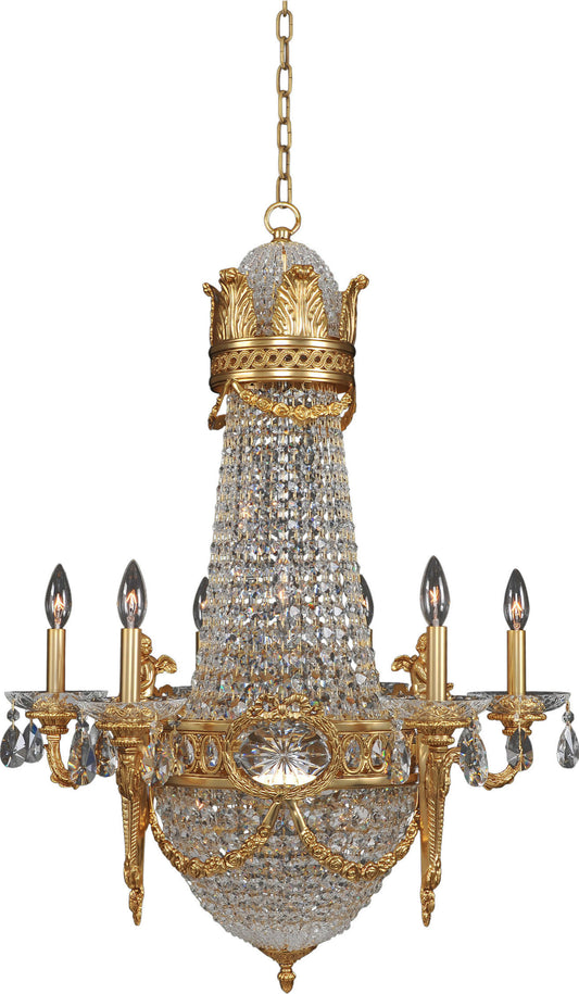Marseille Chandelier, Antique Brass, SmallBy KALCO LIGHTING