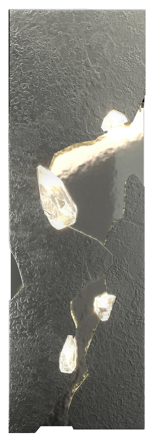 Trove LED Sconce, Sterling Finish, Crystal AccentsBy Hubbardton Forge
