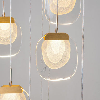 MIRODEMI? Vernazza Creative Staircase Crystal Chandelier, 15 LightsBy Miron Demid LLC