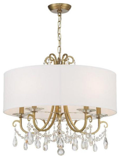 Othello 5 Light Chandelier in Classic Style, 24"Wx21"HBy Crystorama Lighting