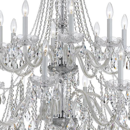 Crystal 8-Light Chandelier in Classic Style, 37"Wx34"HBy Crystorama Lighting