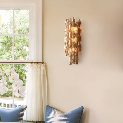 Luxury Crystal Wall Lamp in Decorative Style for Living Room, Bedroom, L12.0xw7.5xh29.9"By Miron Demid LLC