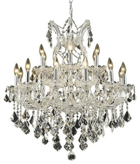 Elegant 2800 Maria Theresa Collection Chandelier, ChromeBy Elegant Furniture & Lighting