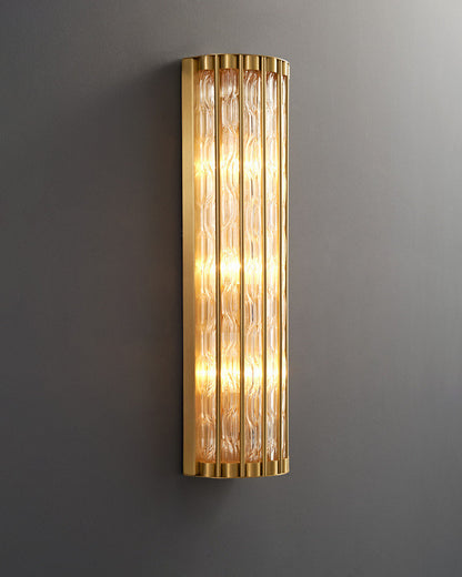 Luxury Golden Crystal Wall Lamp, L7.1xw4.7xh23.6", Cool LightBy Miron Demid LLC