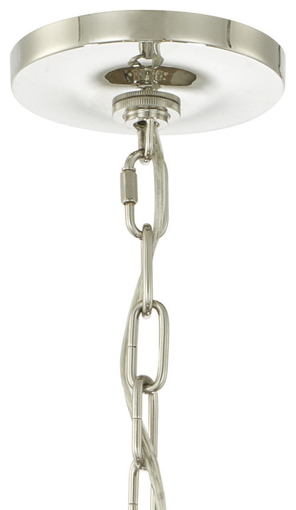 Crystorama Lighting Group BOL-8888 Bolton 8 Light 25"W Crystal - Aged BrassBy Crystorama Lighting