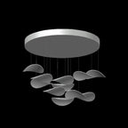 Wave Floating Leaf Chandelier