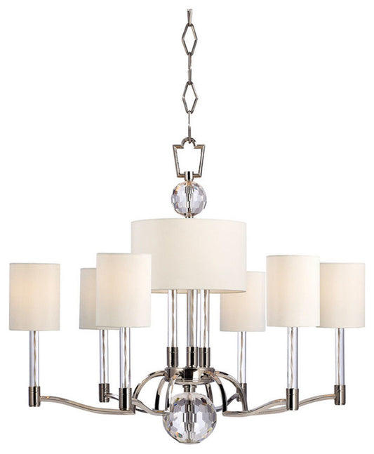 Hudson Valley Waterloo Nine Light Chandelier 3006-PNBy Hudson Valley Lighting