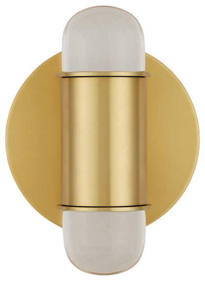 Capsule Brass Wall SconceBy Currey & Company