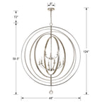 Lunaria Orb Chandelier