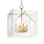 Aura Pendant, 6-Light, Natural Iron, Clear Glass, 28.9"W (138585-SKT-STND-20-ZM0399 2DJQZ7)
