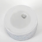 4 Pcs Integrated LED Round Ice Bricks Lights Steps Lighting for Christmas Ambience