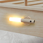 Wood Stick Motion Sensor Night Light USB Portable & Magnetic Wall Lamp