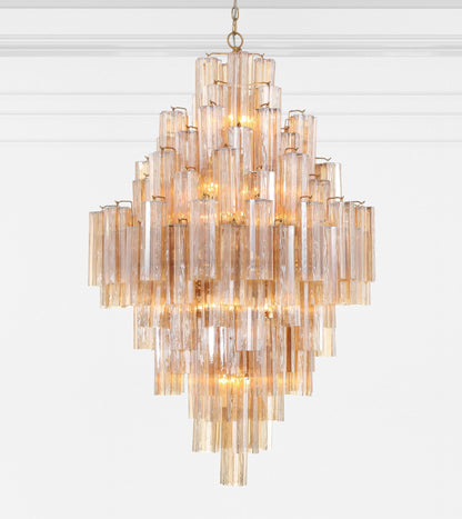 Crystorama Lighting Group ADD-319-AM Addis 20 Light 31"W Crystal - Aged BrassBy Crystorama Lighting