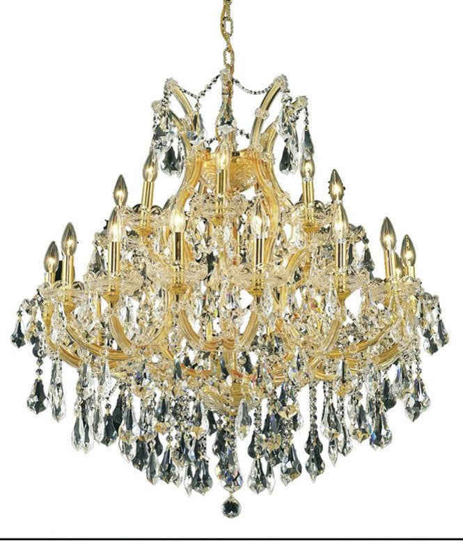 2801 Maria Theresa Collection Hanging Fixture, Clear, Royal CutBy Elegant Furniture & Lighting