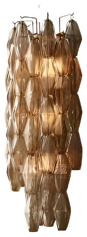 Luxury Crystal Wall Lamp in Decorative Style for Living Room, Bedroom, L12.0xw7.5xh29.9"By Miron Demid LLC