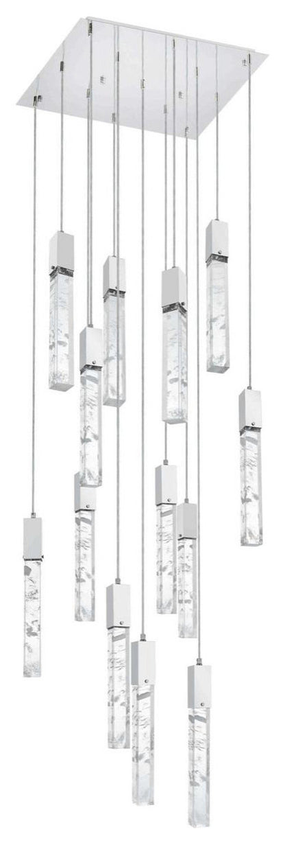 Aurora 13 Light Pendant, ChromeBy Elegant Furniture & Lighting