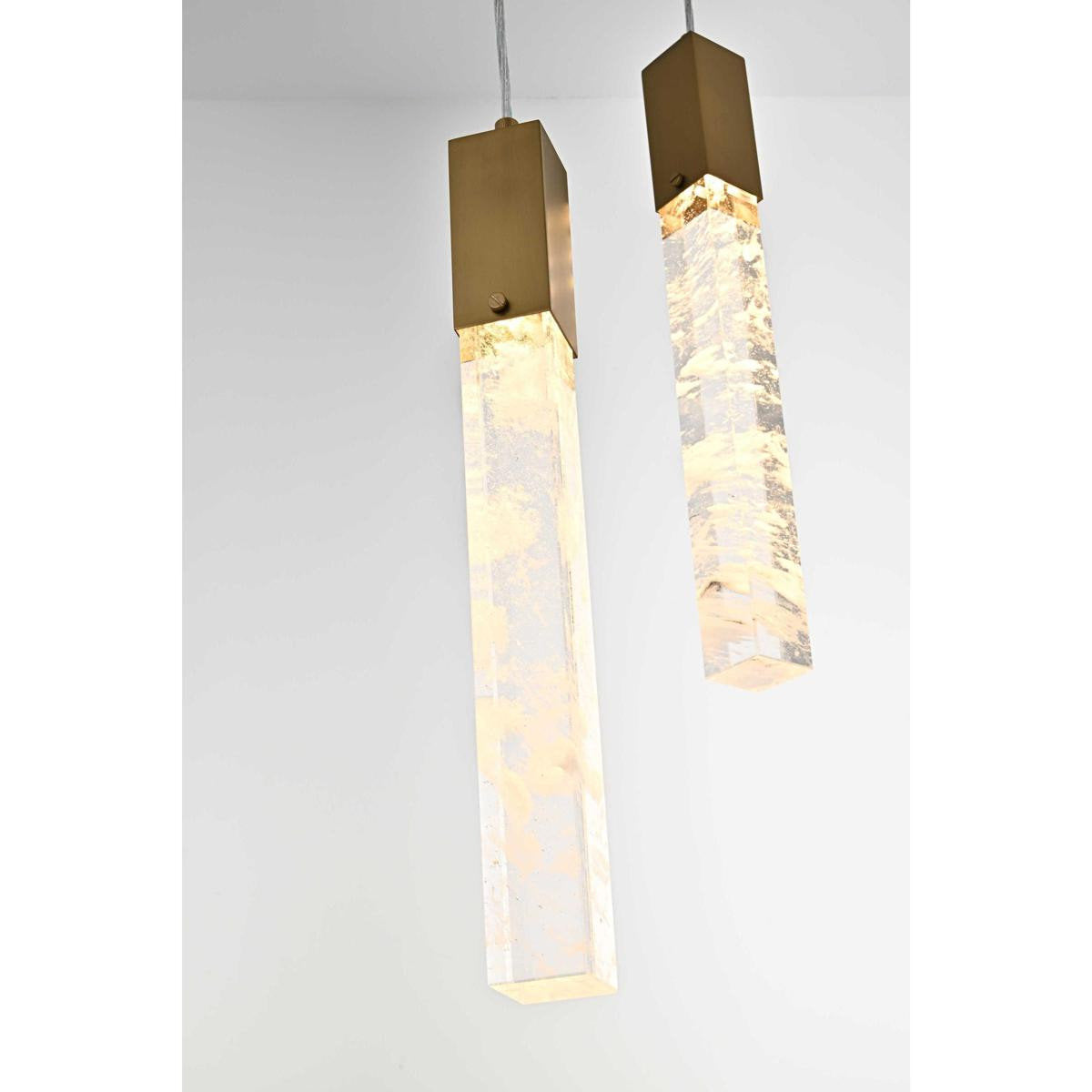 Aurora 13 Light Pendant, Satin GoldBy Elegant Furniture & Lighting
