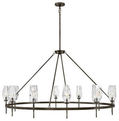 Ana 60W 12 LED Extra Large Chandelier, 32.25"Hx58"WBy Hinkley