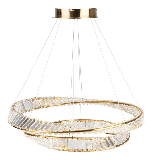 Stella LED Chandelier - 65W - Brushed BrassBy ARTCRAFT Lighting