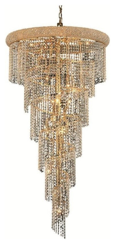 Elegant Lighting Spiral 22-Light Foyer/HallwayBy Elegant Furniture & Lighting