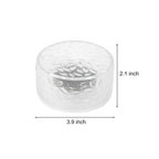 4 Pcs Integrated LED Round Ice Bricks Lights Steps Lighting for Christmas Ambience