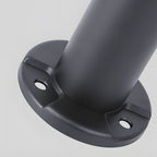 Black Solar Lawn Bollard Light