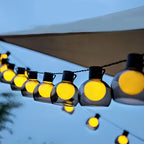 Battery Operated USB Solar 40 Lights LED Bulbs Outdoor String Lights
