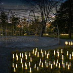 10pcs Reeds Acrylic Frosted Stick Waterproof Outdoor Lights Lawn Lamp