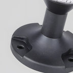 9-In H Waterproof Black Post Solar LED Pier Mount Light